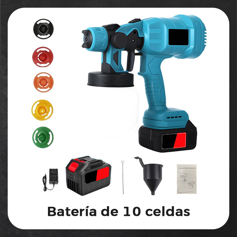 🔥 Pulverizador de pintura eléctrico inalámbrico