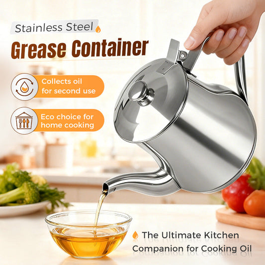 🔥Promoción por tiempo limitado 🔥Olla filtrante de aceite de acero inoxidable