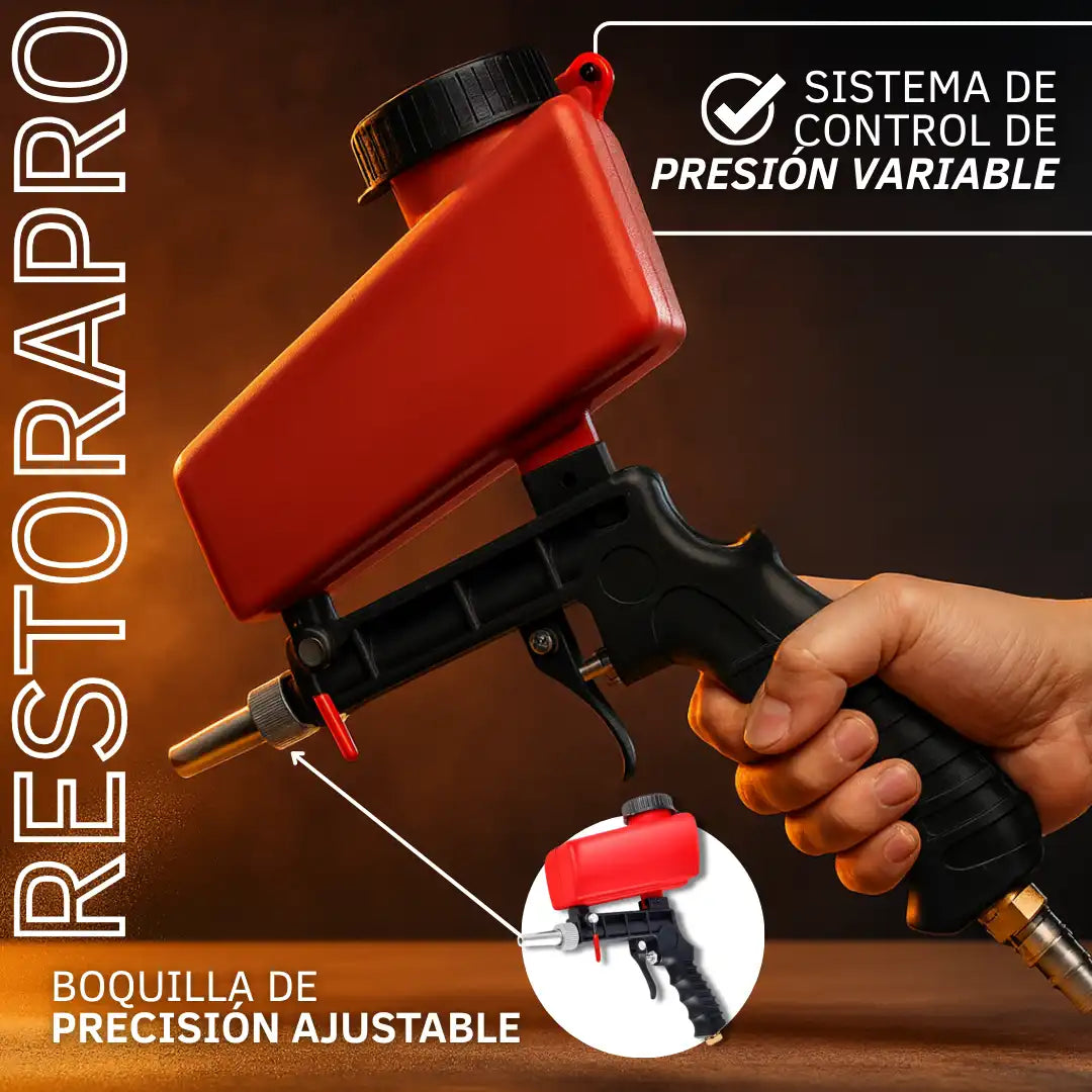 RestoraPro™ – Pistola de arena ultra potente