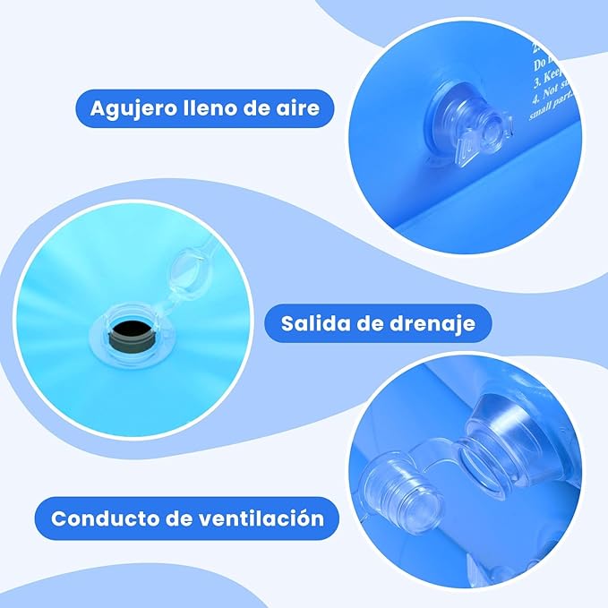 Piscina inflable 200cm x 120