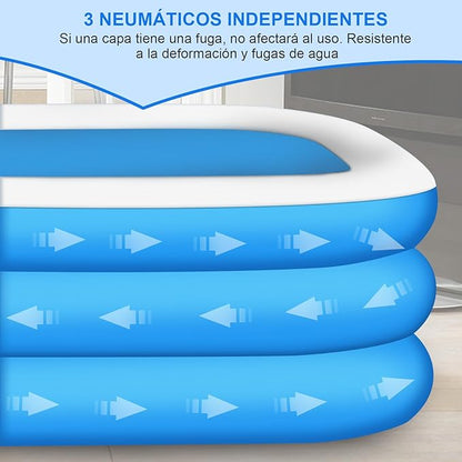 Piscina inflable 200cm x 120