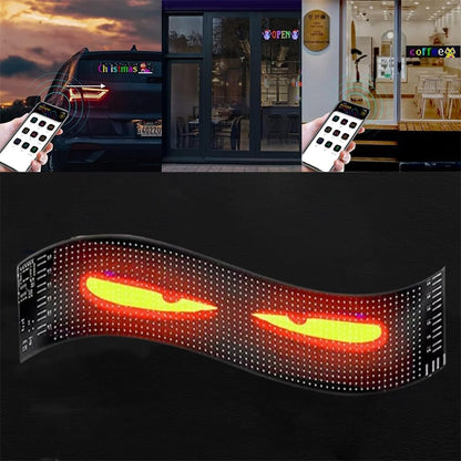 Luz de ojos de diablo programable para coche y camión