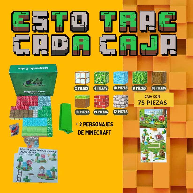 BLOQUES MANGNETICOS PREMIUM 75 PIEZAS