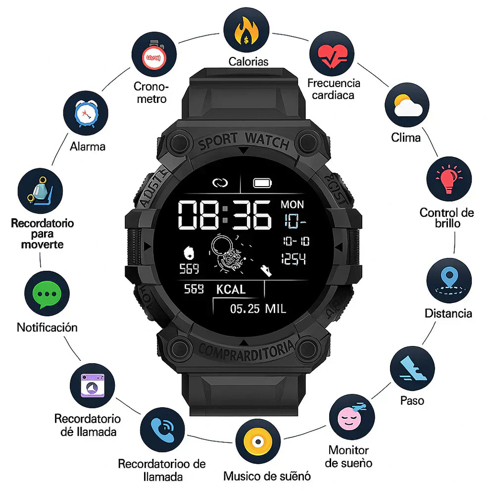 Reloj Inteligente indestructible G-SportsMax®