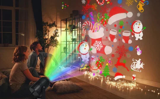 PROYECTOR DE FIGURAS NAVIDEÑAS (🎄🎁🧧🎀🎄) + ENVIO GRATIS 🎁