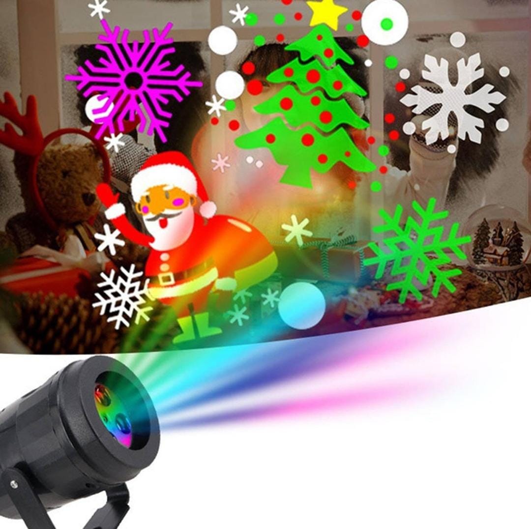 PROYECTOR DE FIGURAS NAVIDEÑAS (🎄🎁🧧🎀🎄) + ENVIO GRATIS 🎁