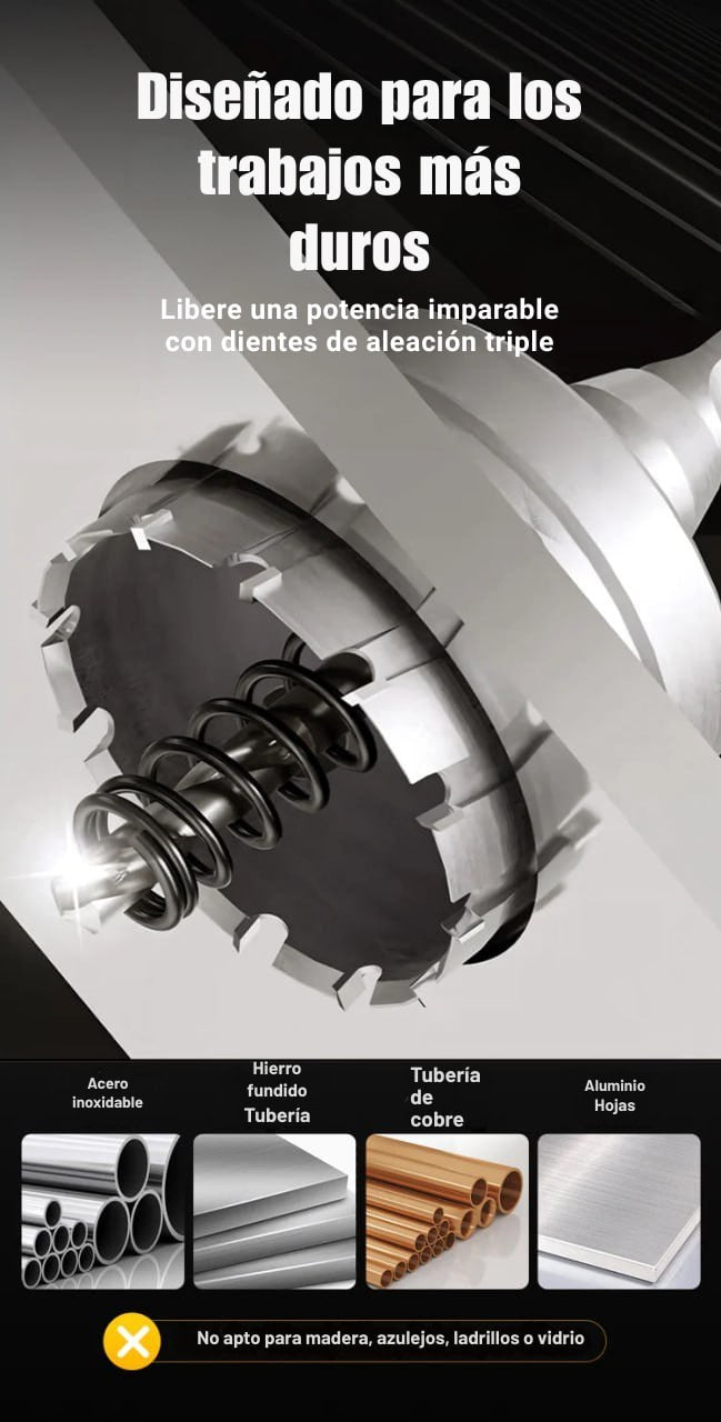 🔥 Broca de metal duro para metal