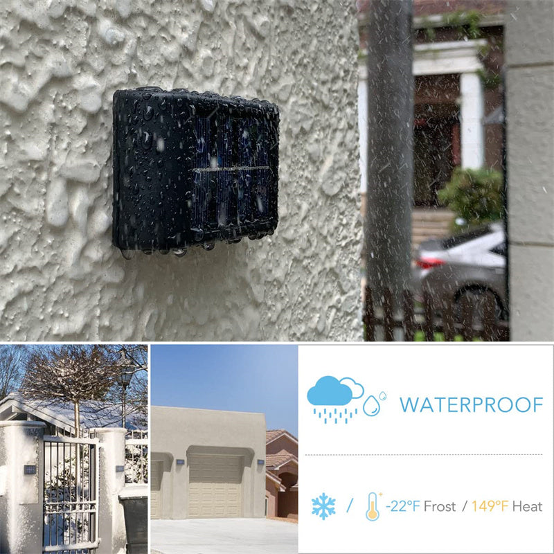 Solar Powered Up & Down Wall Light