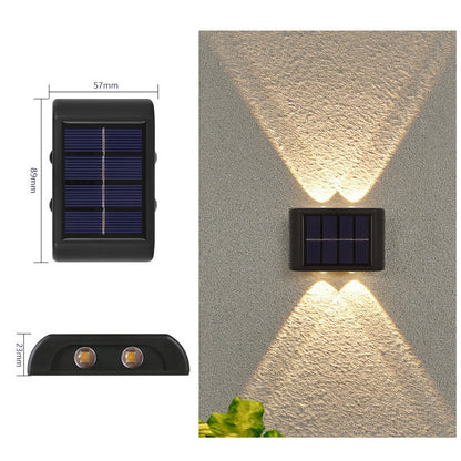 Solar Powered Up & Down Wall Light