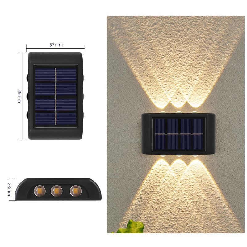 Solar Powered Up & Down Wall Light
