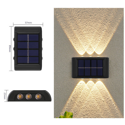 Solar Powered Up & Down Wall Light