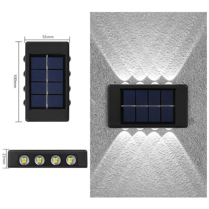 Solar Powered Up & Down Wall Light