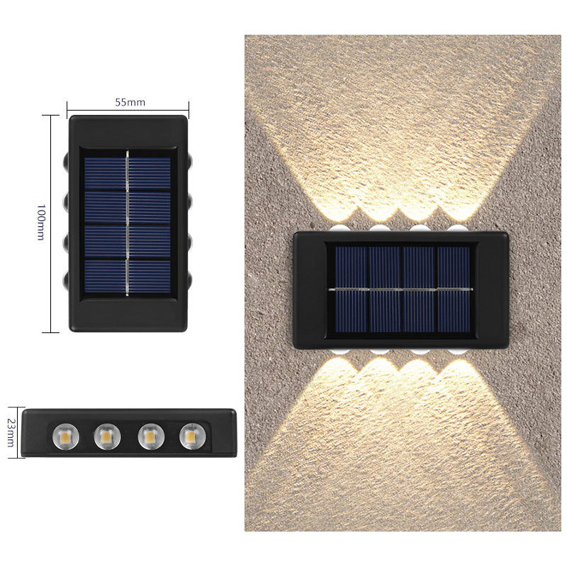 Solar Powered Up & Down Wall Light