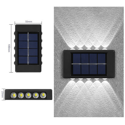 Solar Powered Up & Down Wall Light