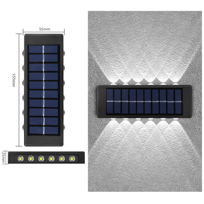 Solar Powered Up & Down Wall Light
