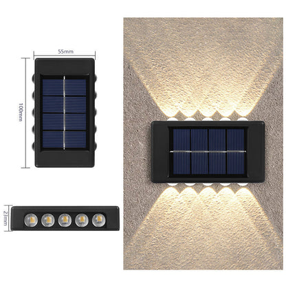 Solar Powered Up & Down Wall Light