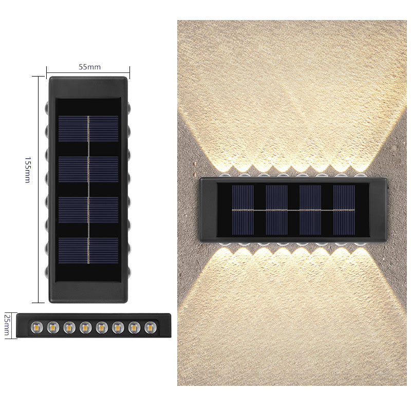 Solar Powered Up & Down Wall Light