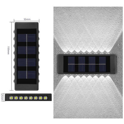 Solar Powered Up & Down Wall Light